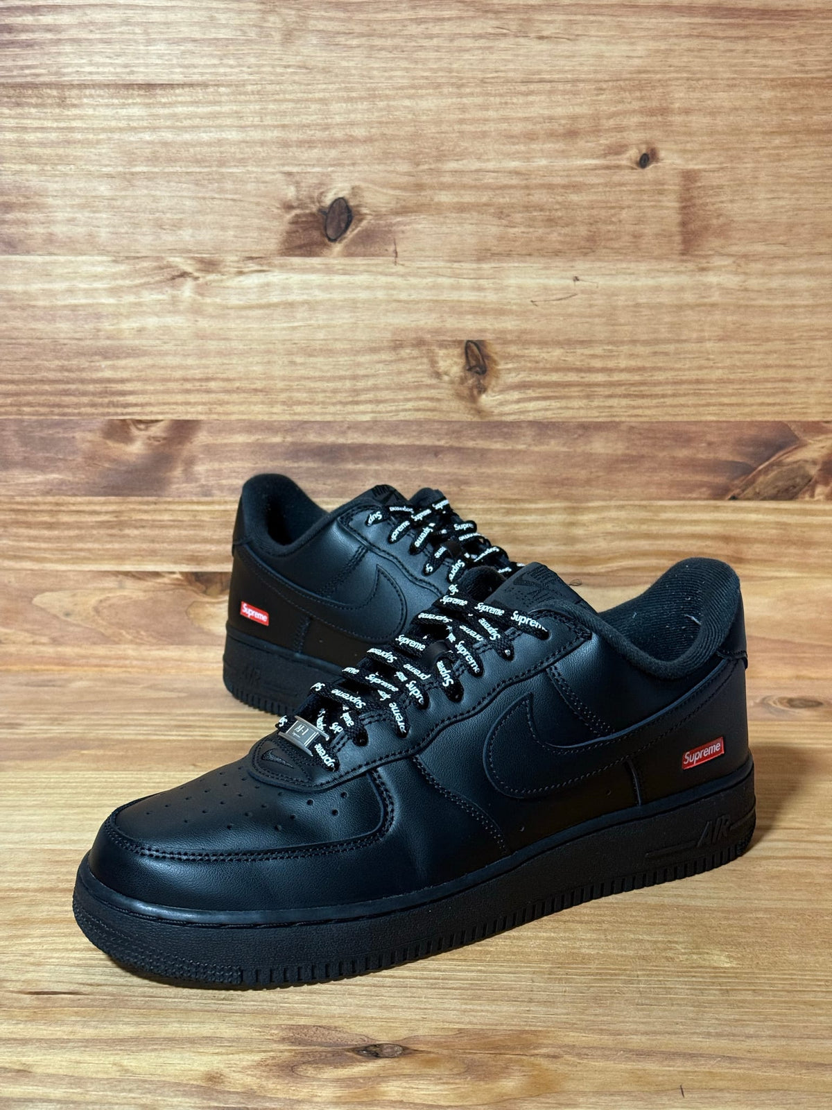 Nike Air Force 1 Low Supreme Black - Size 10.5