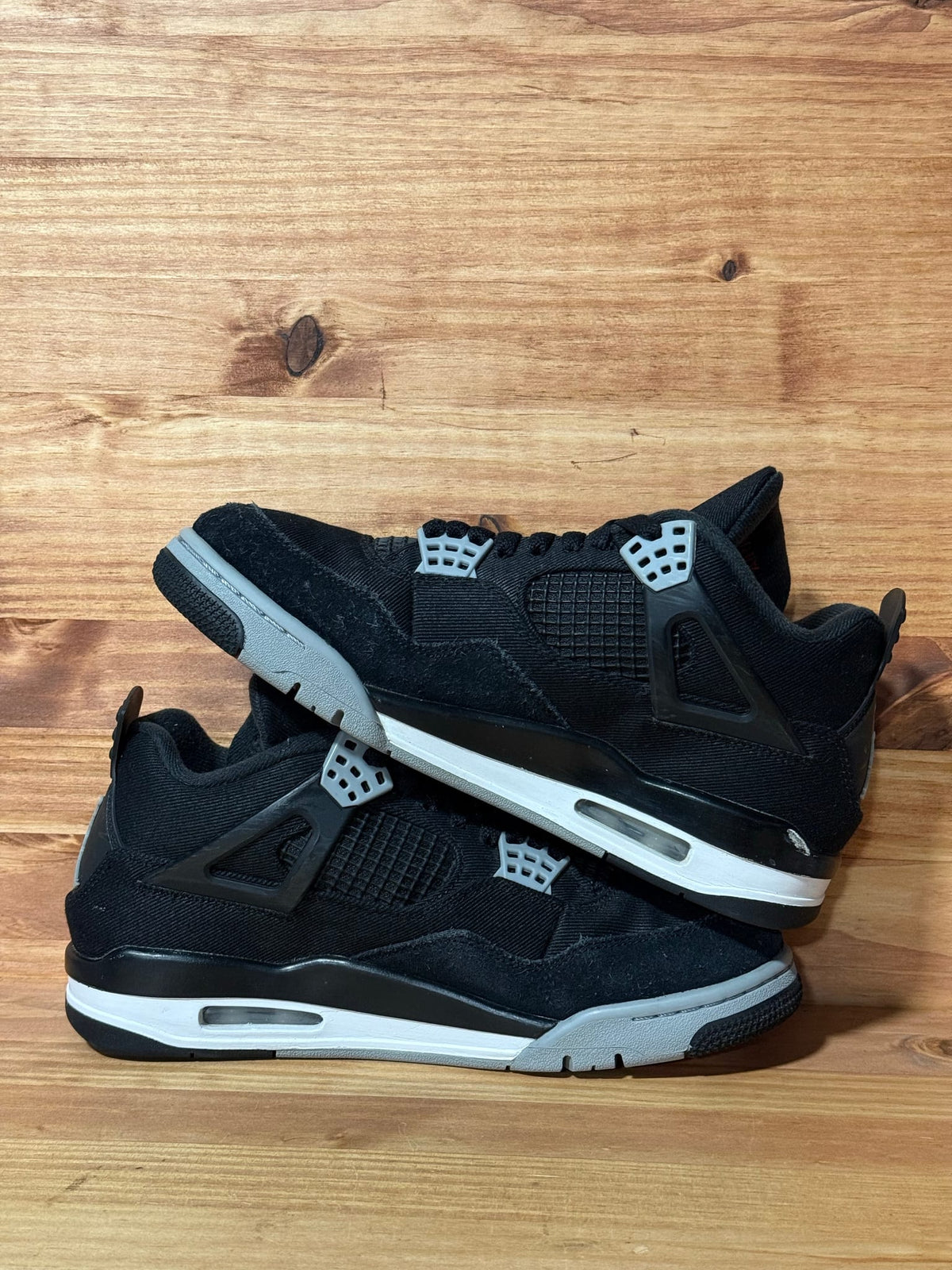 Jordan 4 Retro SE Black Canvas - Size 8.5