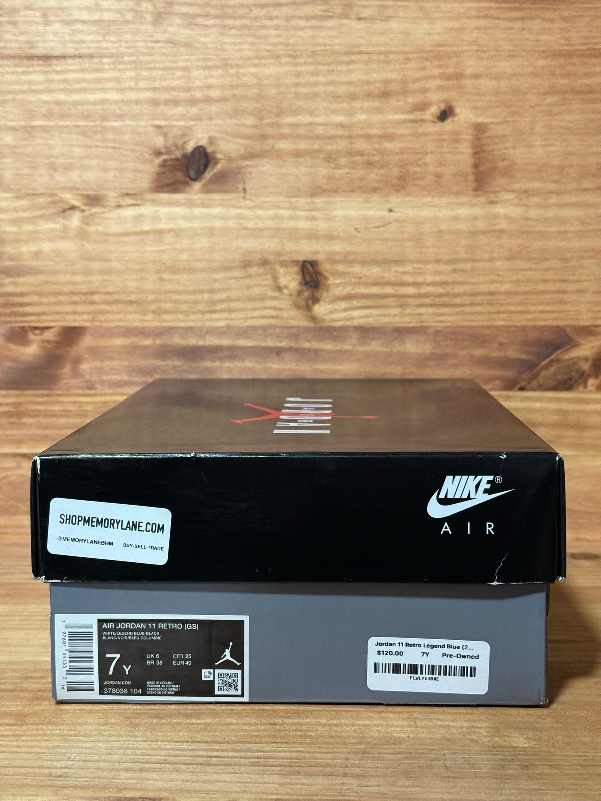 Jordan 11 Retro Legend Blue (2024) (GS) - Size 7y