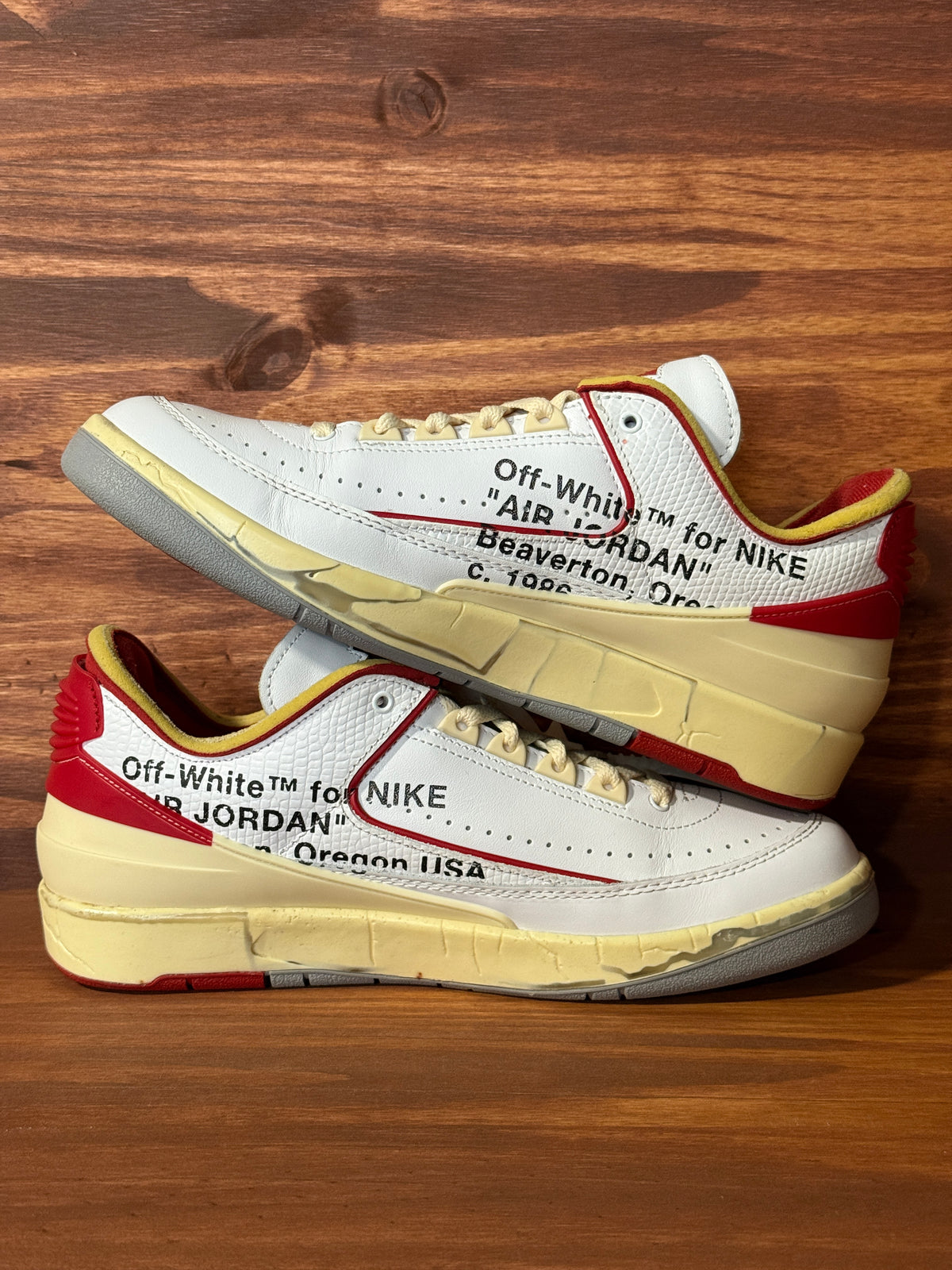 Jordan 2 Retro Low SP Off-White White Red
