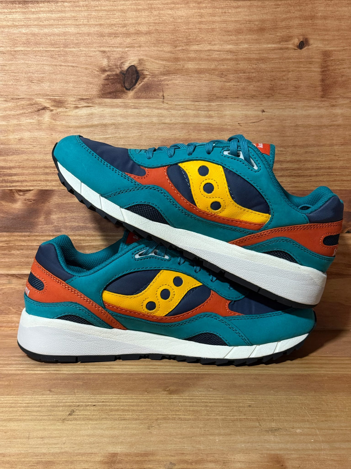 Saucony Shadow 6000 Changing Tides Teal Orange - Size 10