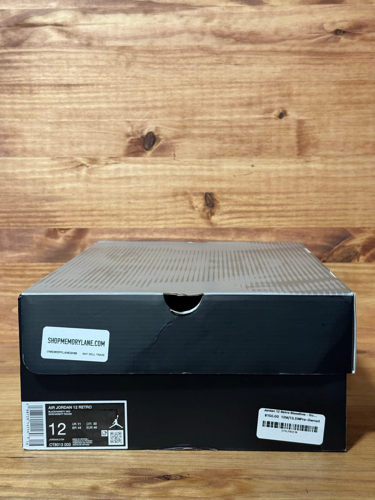 Jordan 12 Retro Bloodline - Size 12