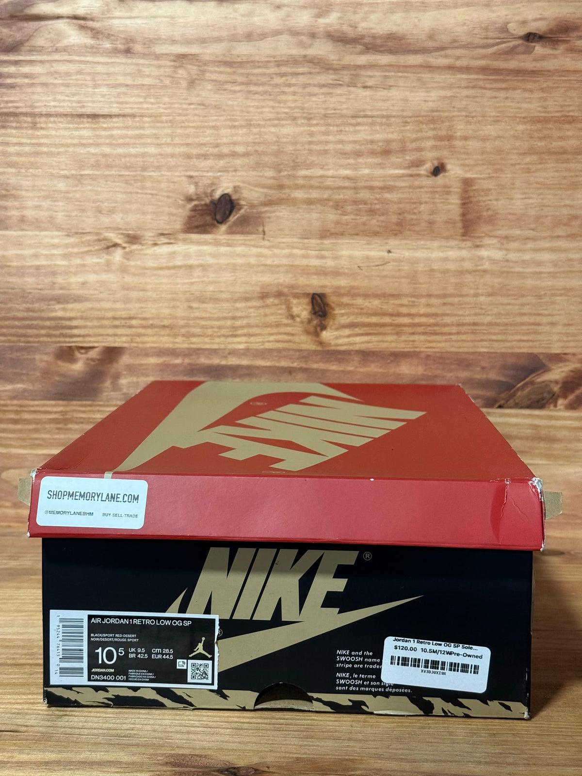 Jordan 1 Retro Low OG SP SoleFly - Size 10.5