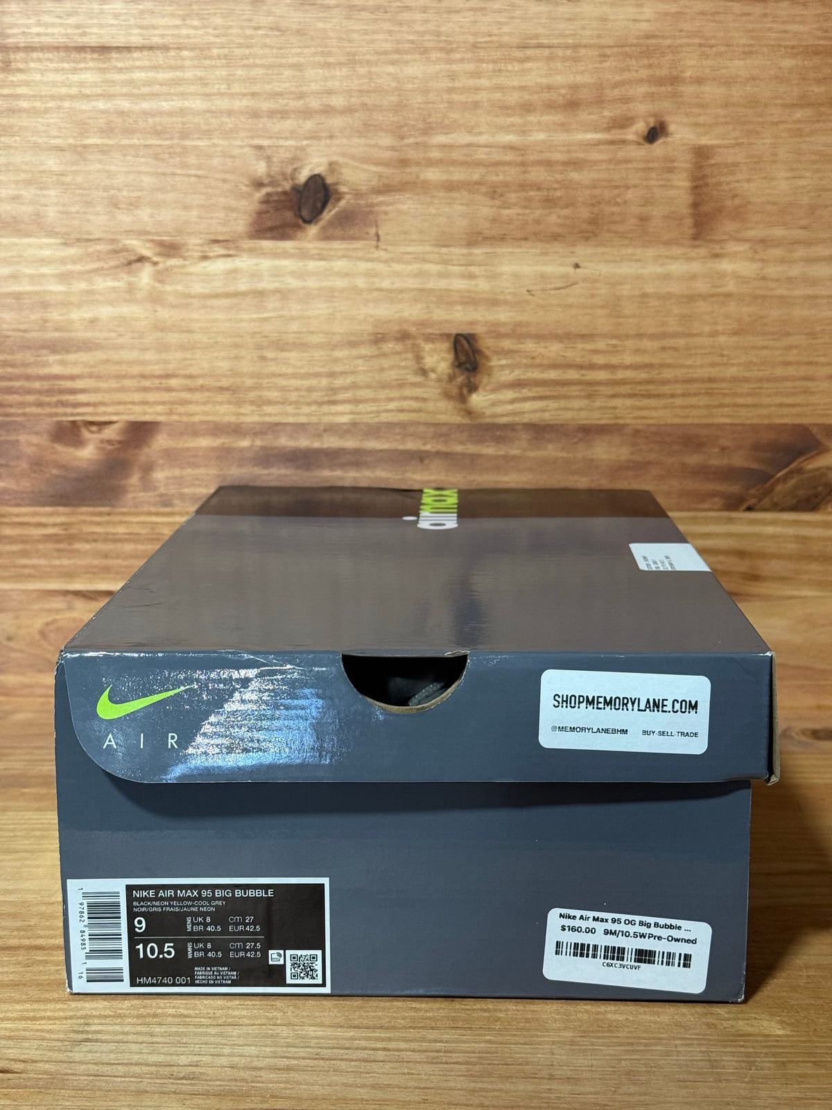 Nike Air Max 95 OG Big Bubble Neon (2025/2026) - Size 9