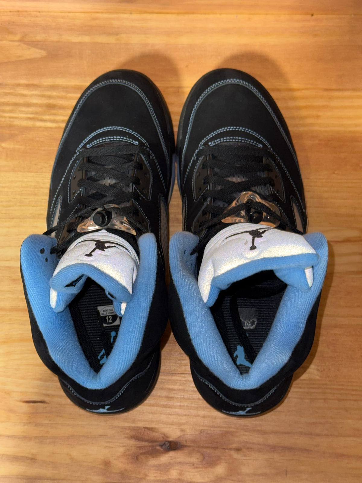 Jordan 5 Retro Black University Blue (2026) - Size 12