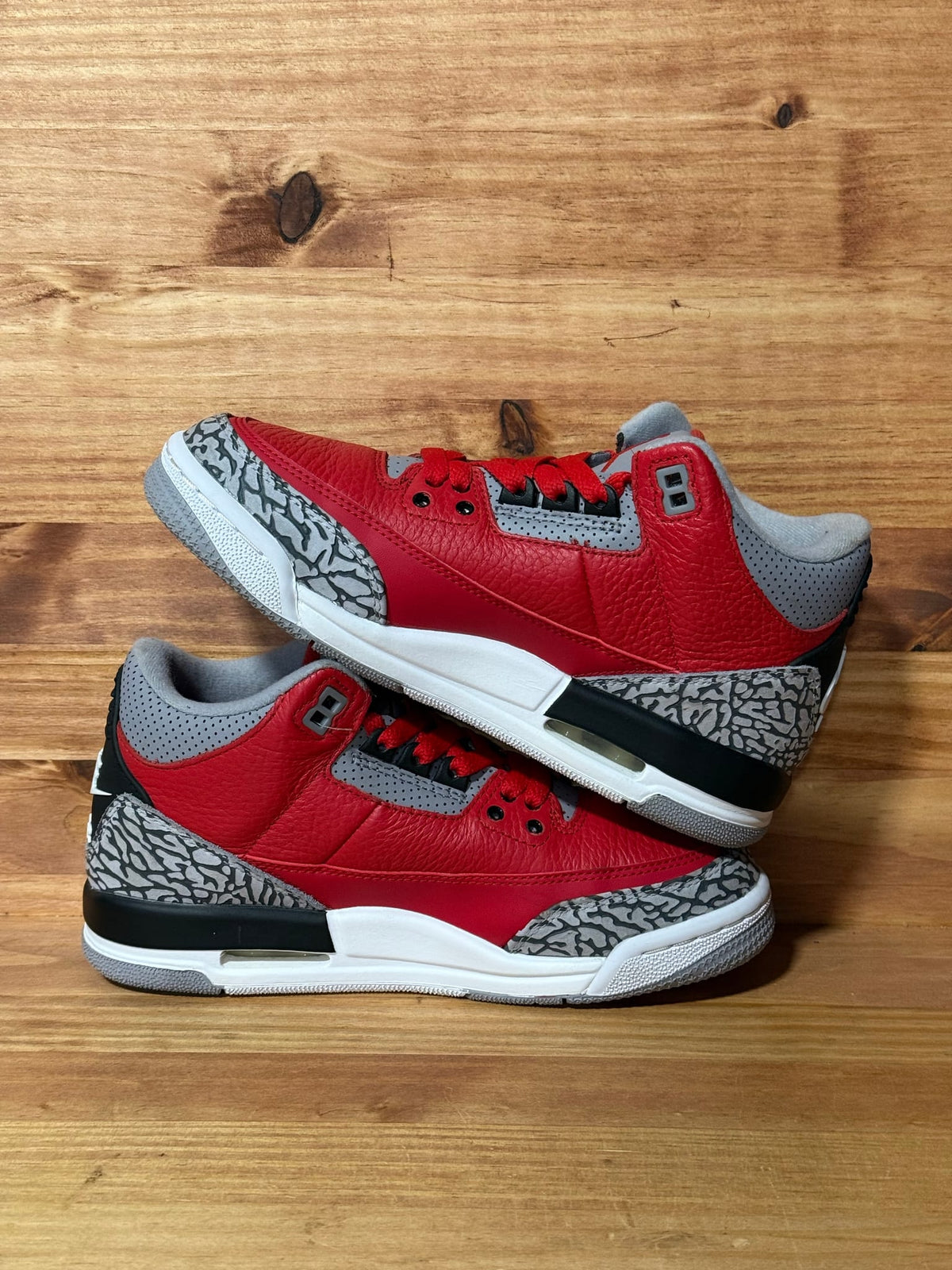 Jordan 3 Retro SE Fire Red (GS) - Size 4.5Y