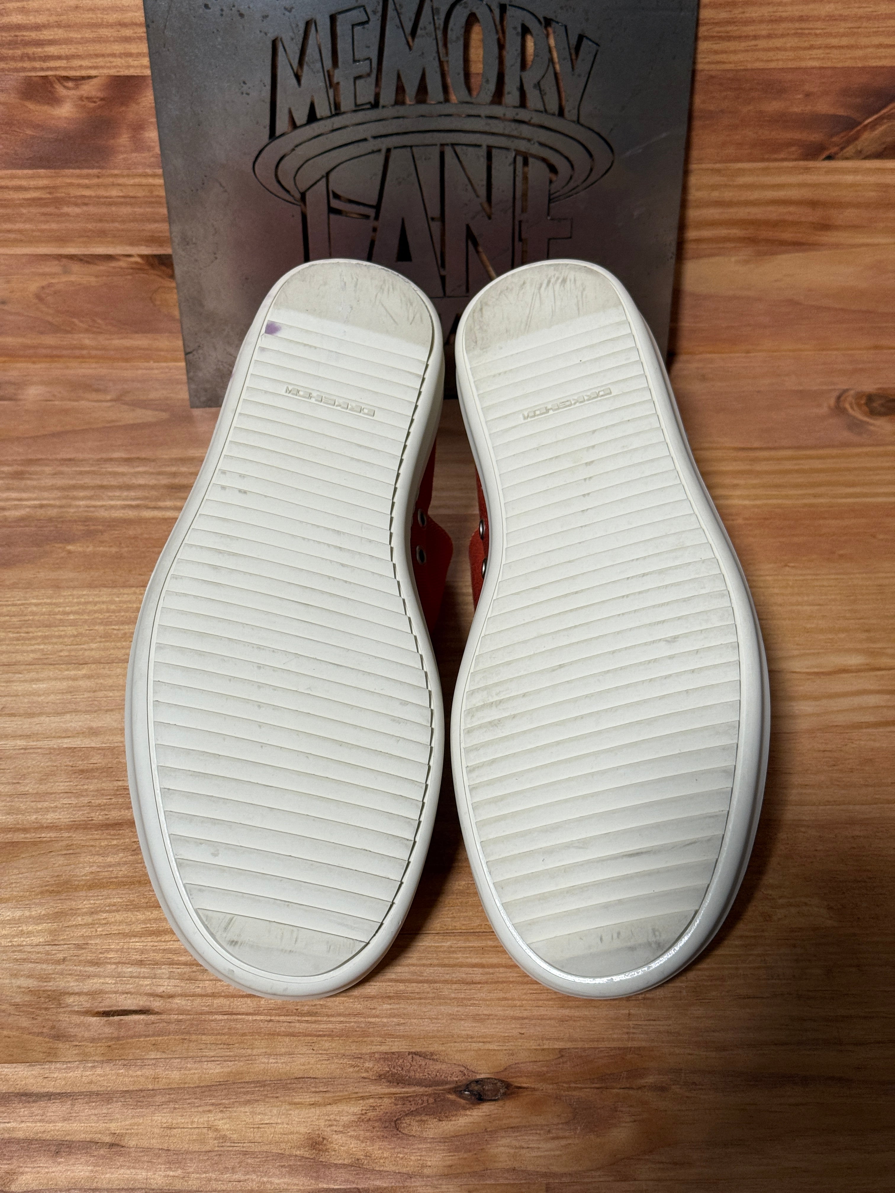 Rick Owens DRKSHDW Fogachine Cotton Denim Low 'Orange'