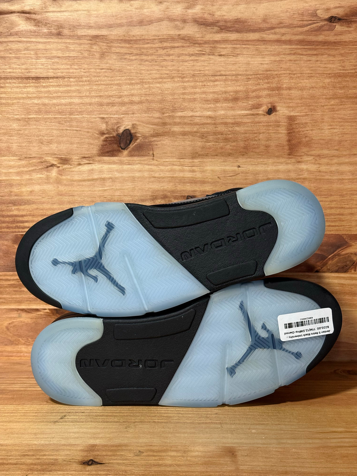 Jordan 5 Retro Black University Blue (2026) - Size 11