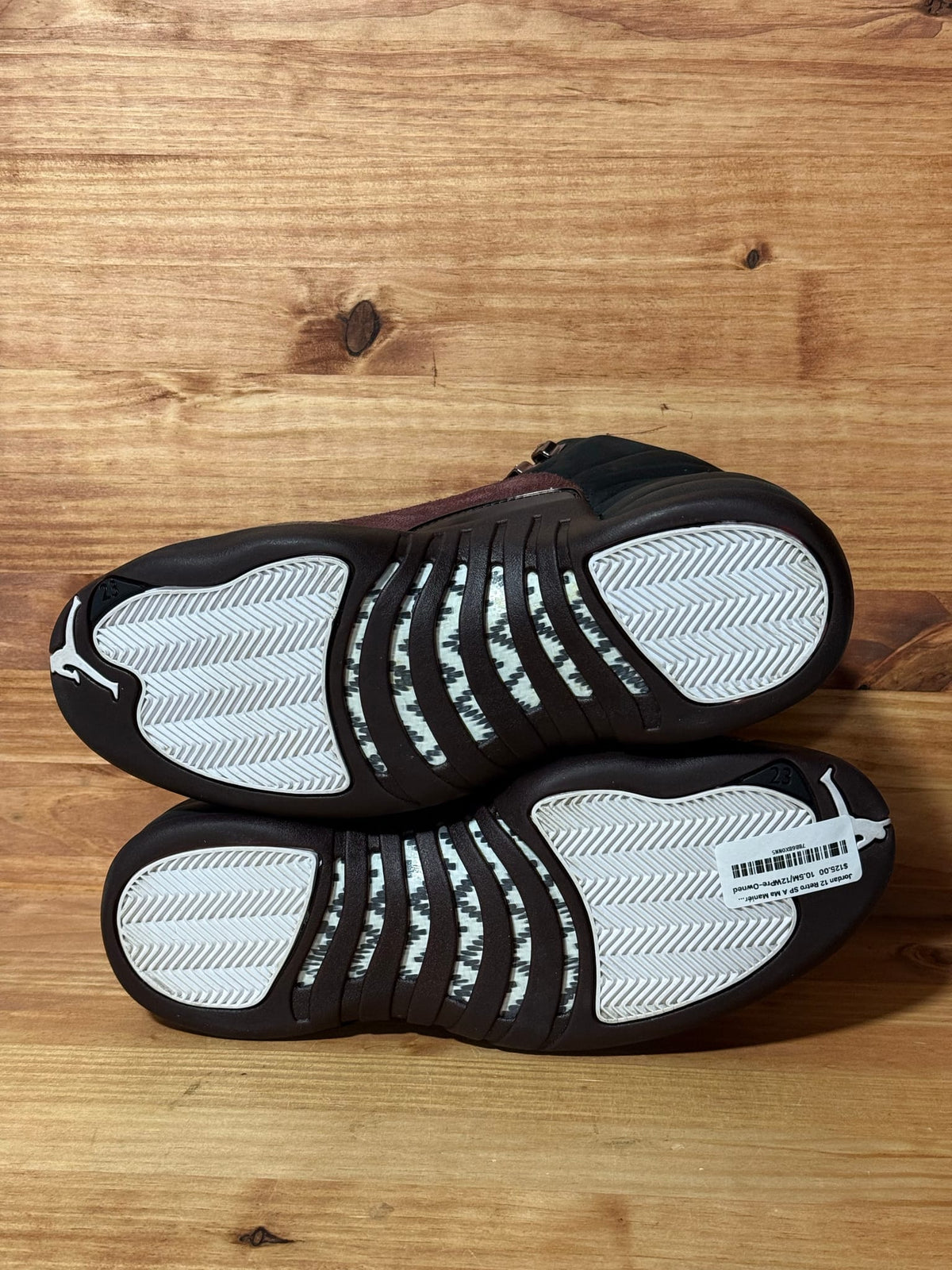 Jordan 12 Retro SP A Ma Maniére Black (Women's) - Size 12W