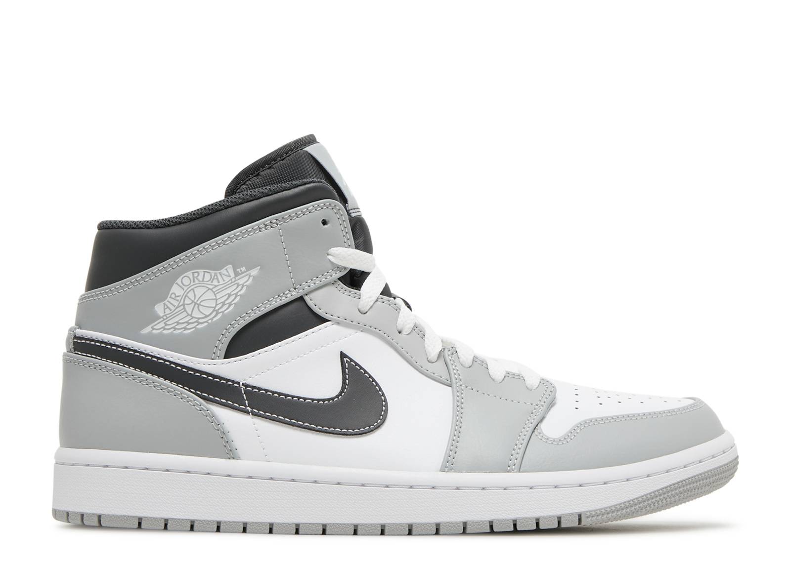 Jordan 1 Mid Light Smoke Grey