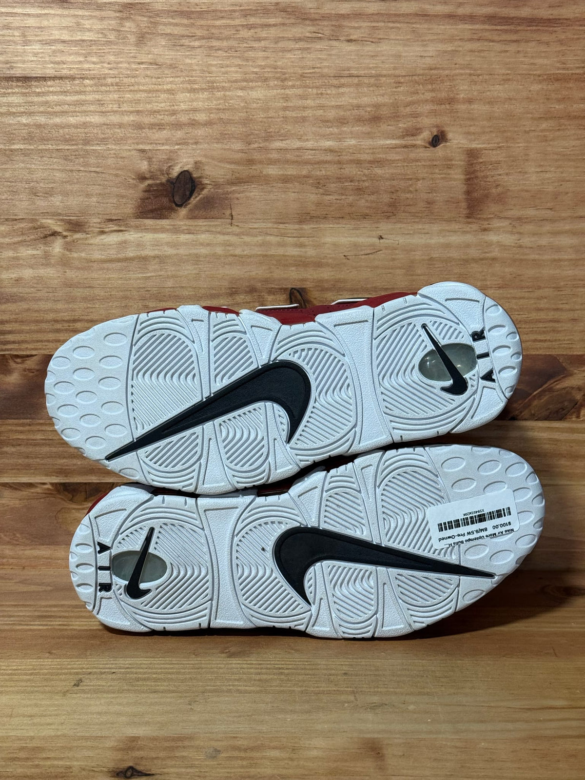 Nike Air More Uptempo Bulls Hoops Pack - Size 8