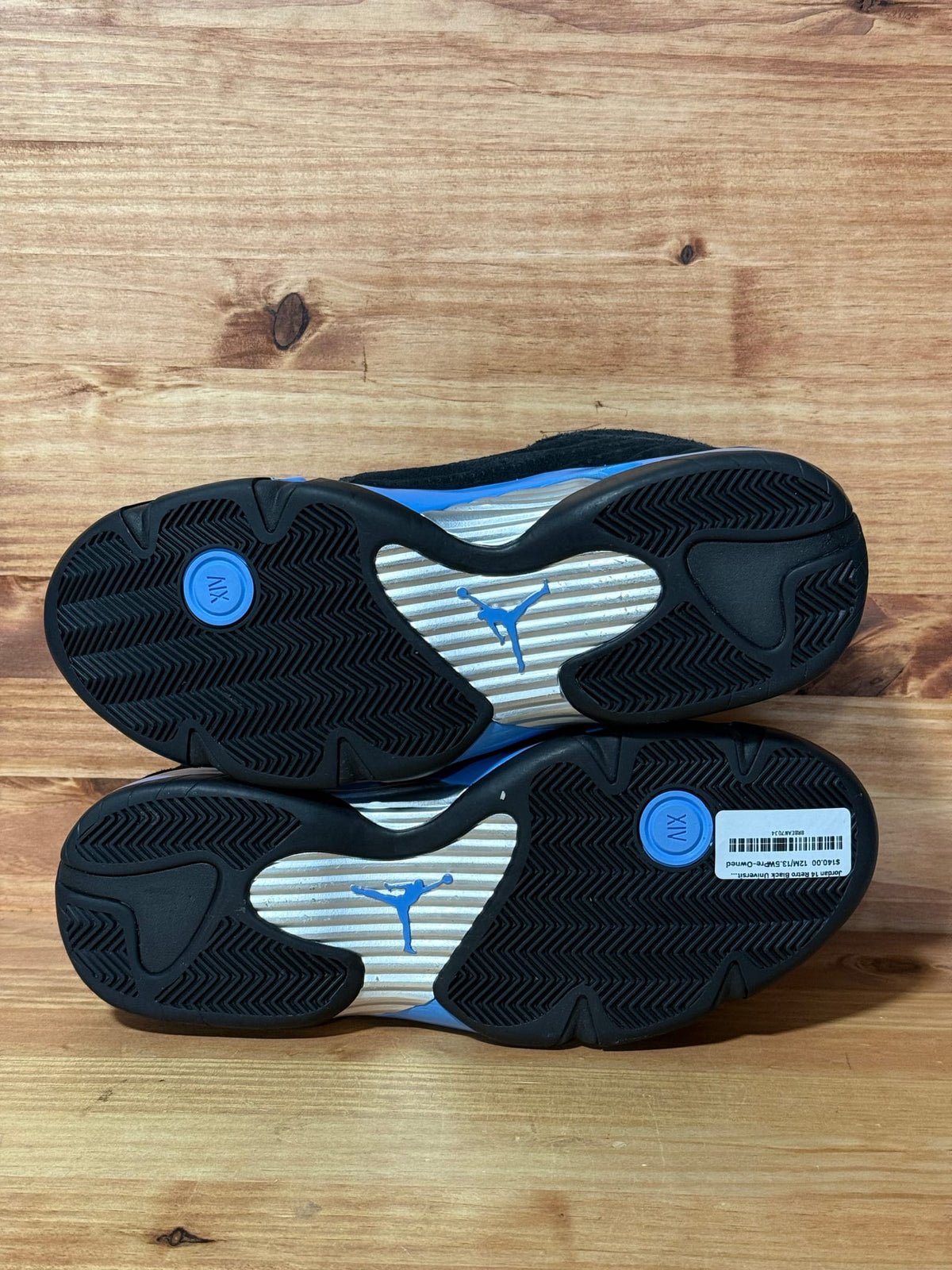 Jordan 14 Retro Black University Blue (2026) - Size 12