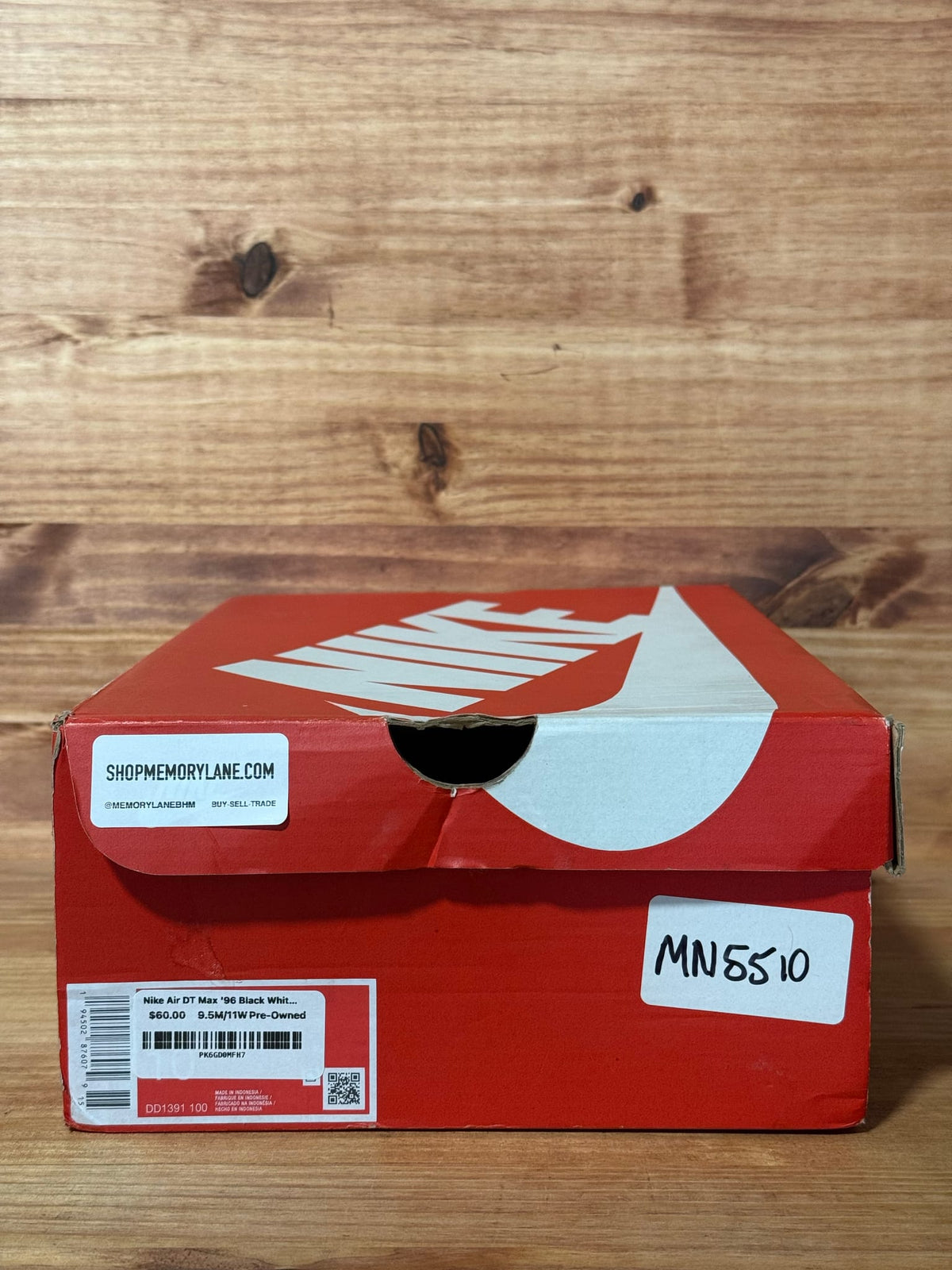 Nike Air DT Max '96 Black White (2024) - Size 9.5