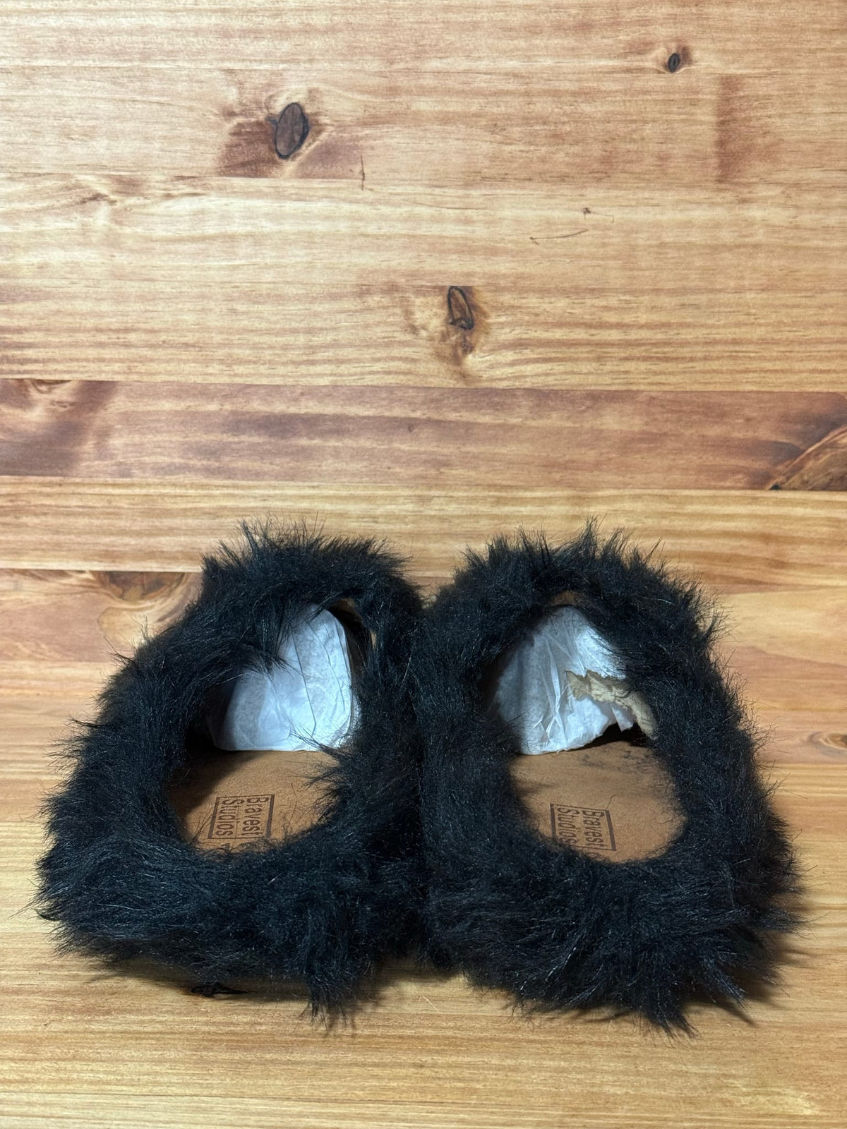 Bravest Studios Bear Claw Mule Black - Size 12