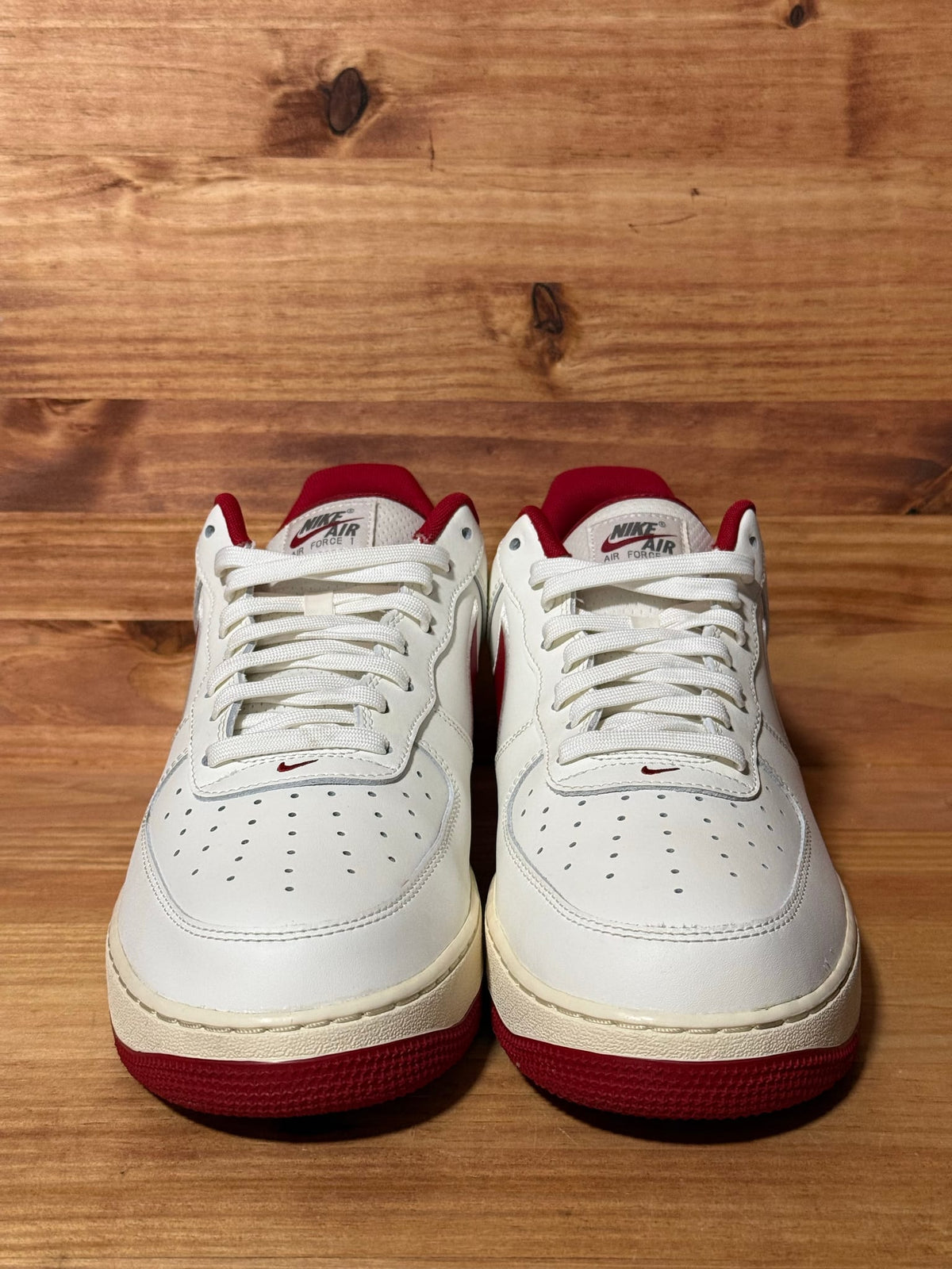 Nike Air Force 1 Low '07 Sail Gym Red - Size 13