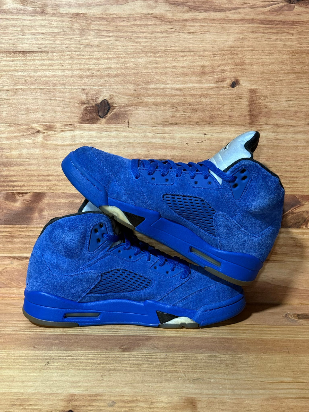Jordan 5 Retro Blue Suede - Size 8.5
