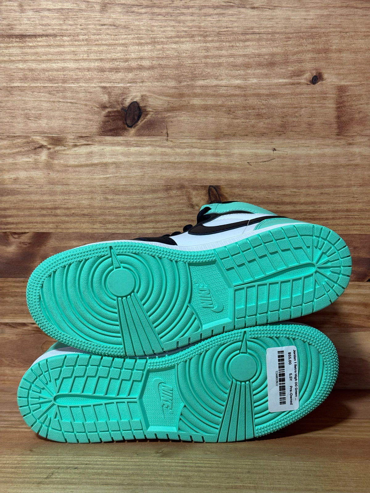 Jordan 1 Retro High OG Green Glow (GS)
