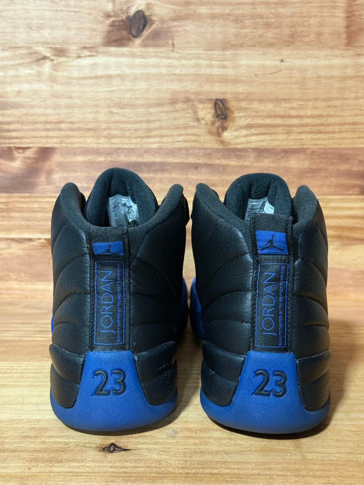 Jordan 12 Retro Black Game Royal - Size 9