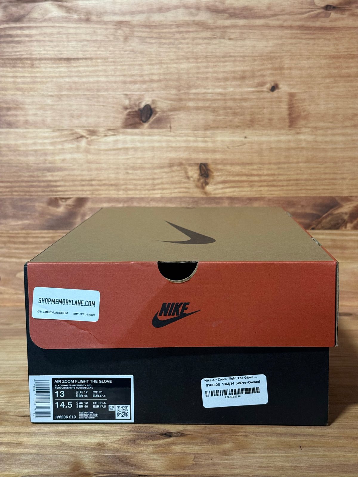 Nike Air Zoom Flight The Glove Black White OG (2026)