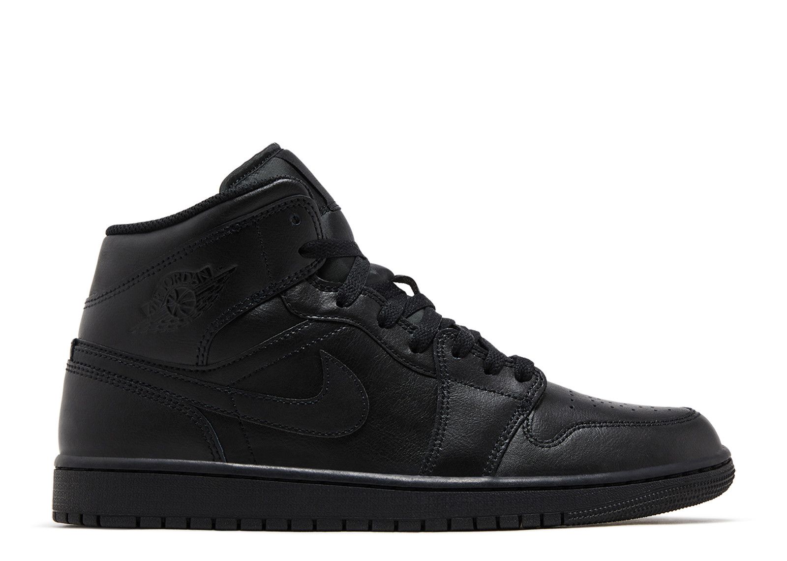 Air Jordan 1 Mid Triple Black 2022
