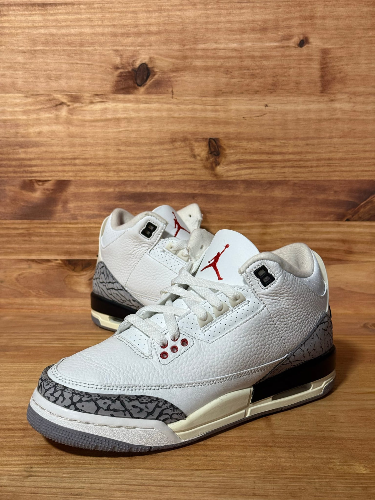 Jordan 3 Retro White Cement Reimagined (GS) - Size 6.5Y