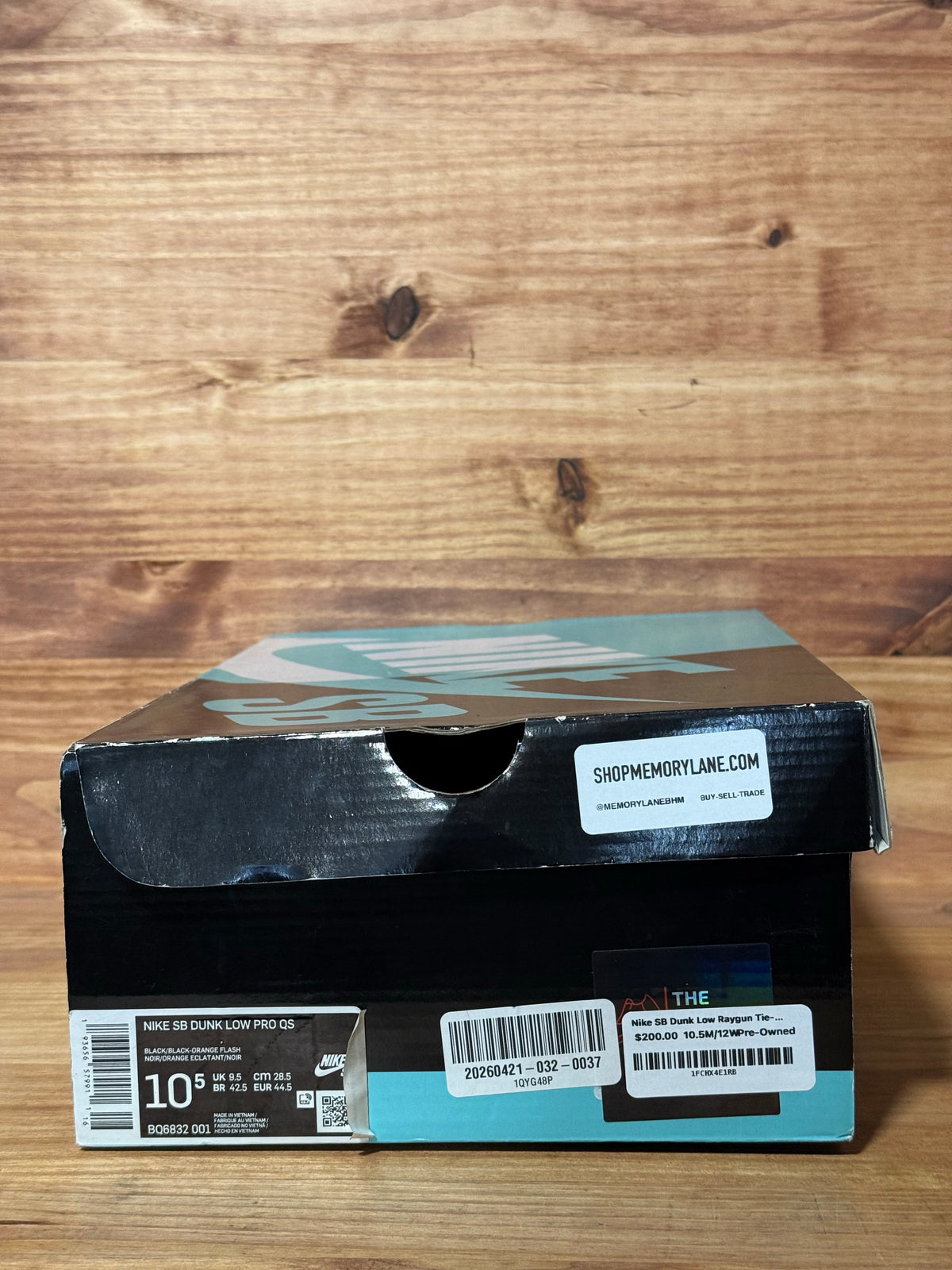 Nike SB Dunk Low Raygun Tie-Dye Black