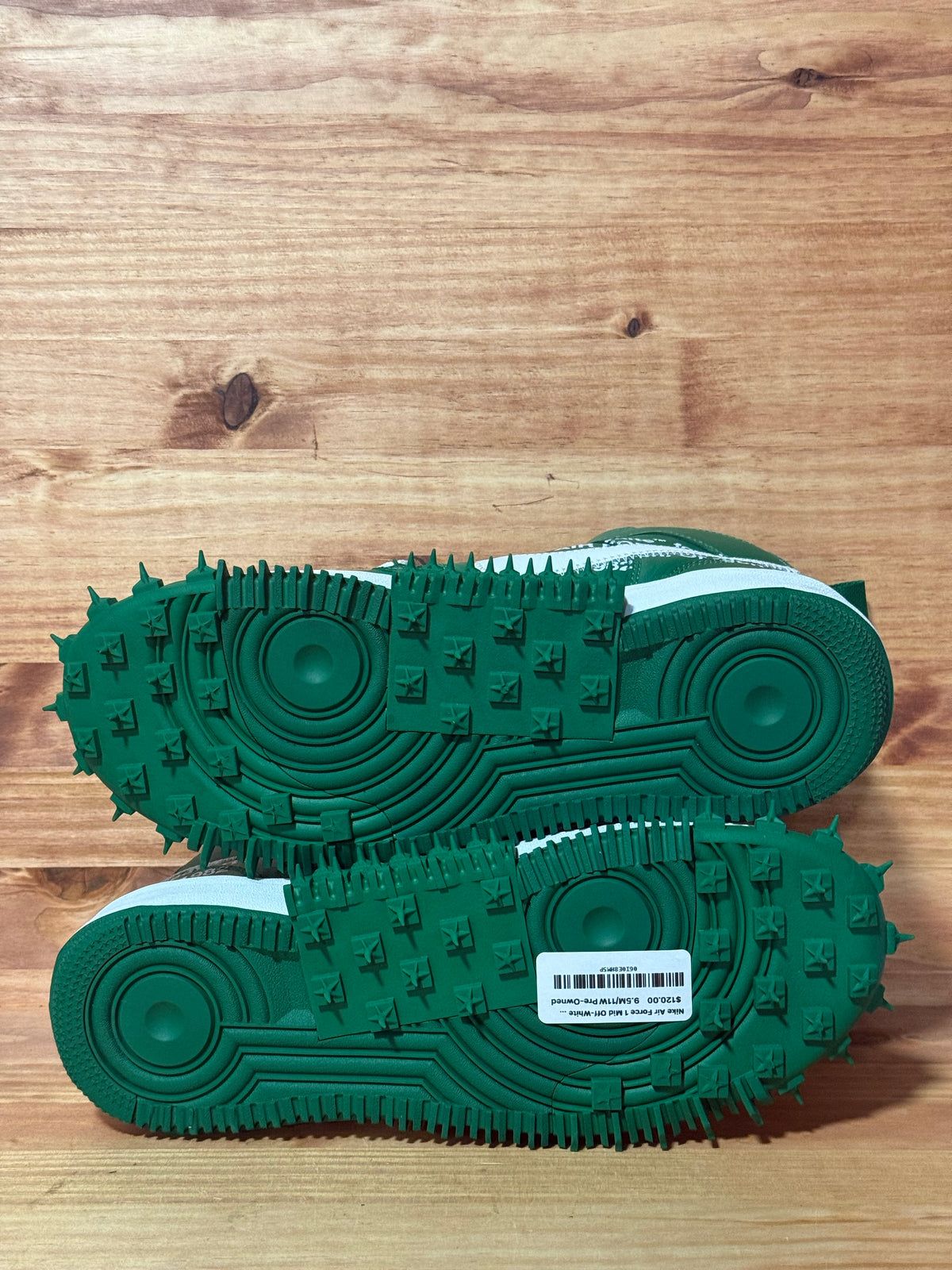 Nike Air Force 1 Mid Off-White Pine Green