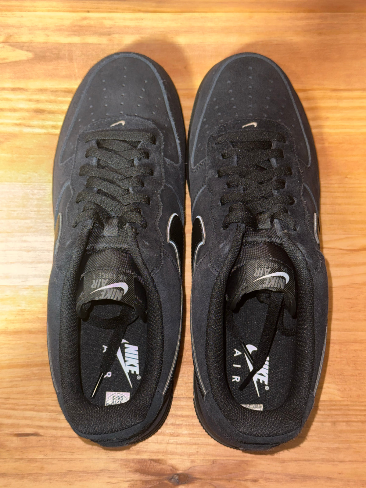 Nike Air Force 1 Low '07 LV8 Black Iron Grey - Size 14