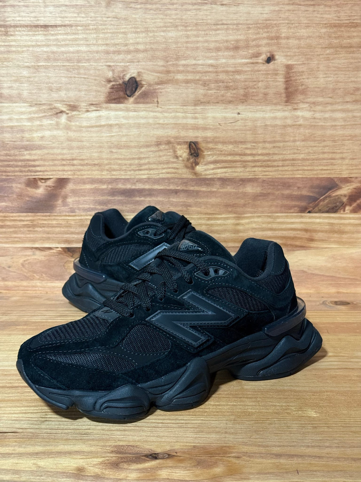 New Balance 9060 Triple Black - Size 8