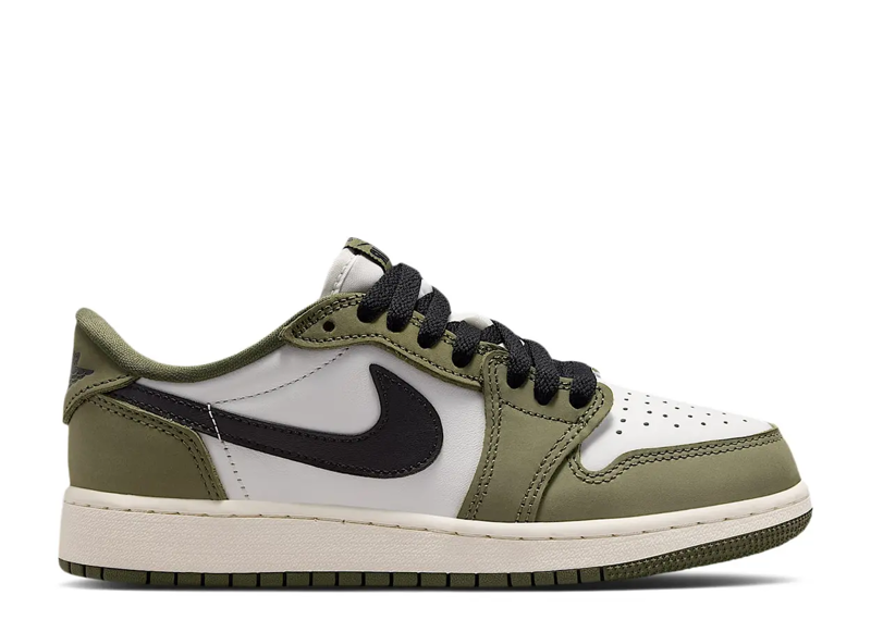Air Jordan 1 Low Retro GS Medium Olive