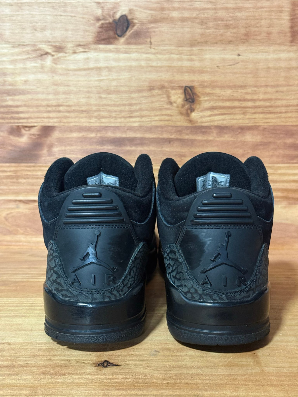 Jordan 3 Retro Black Cat (2025) - Size 9