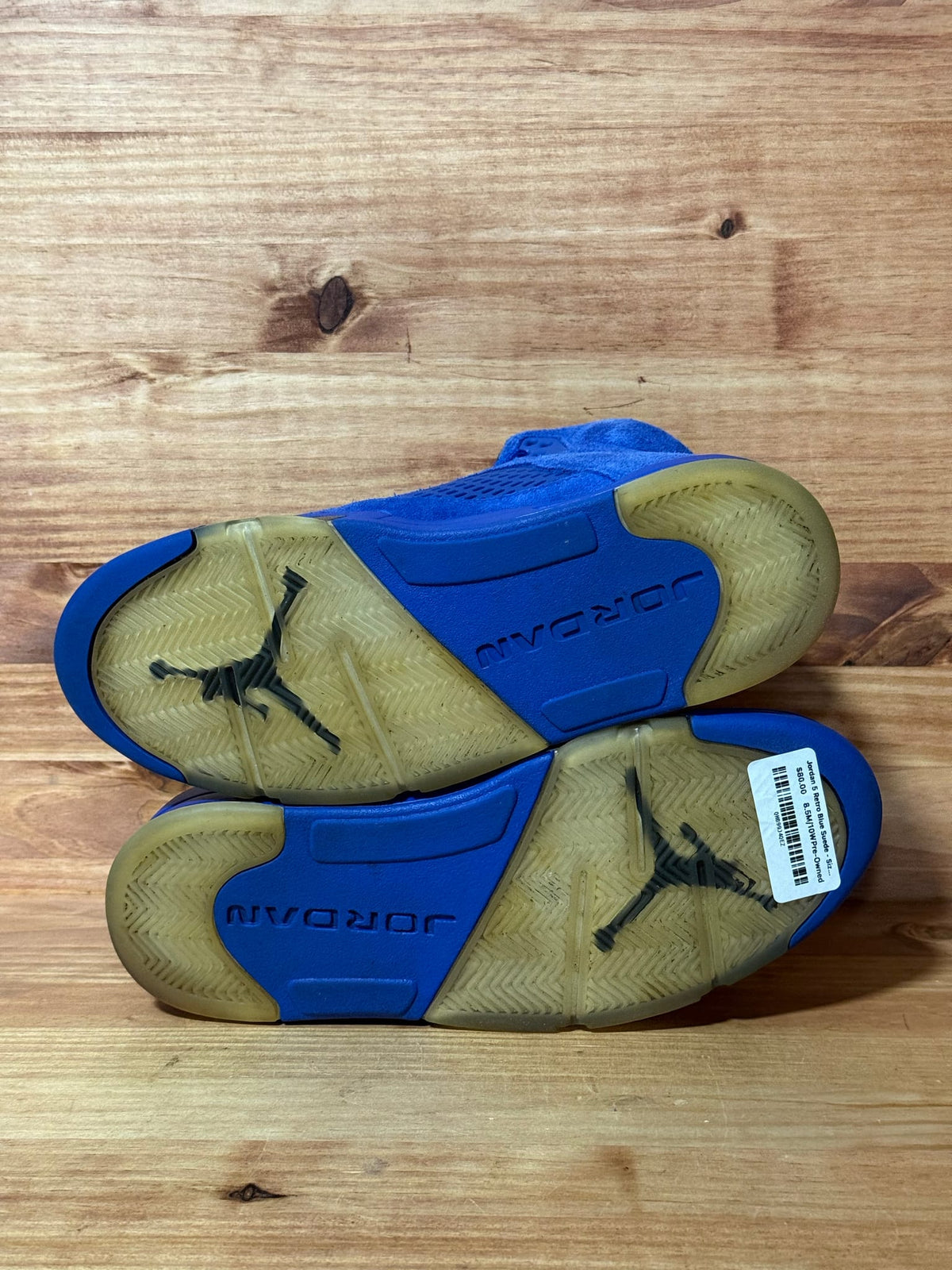 Jordan 5 Retro Blue Suede - Size 8.5