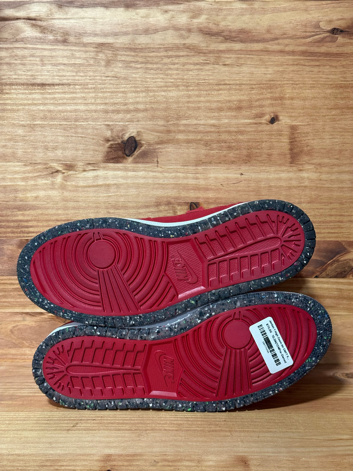 Jordan 1 High Zoom Air CMFT Red Suede