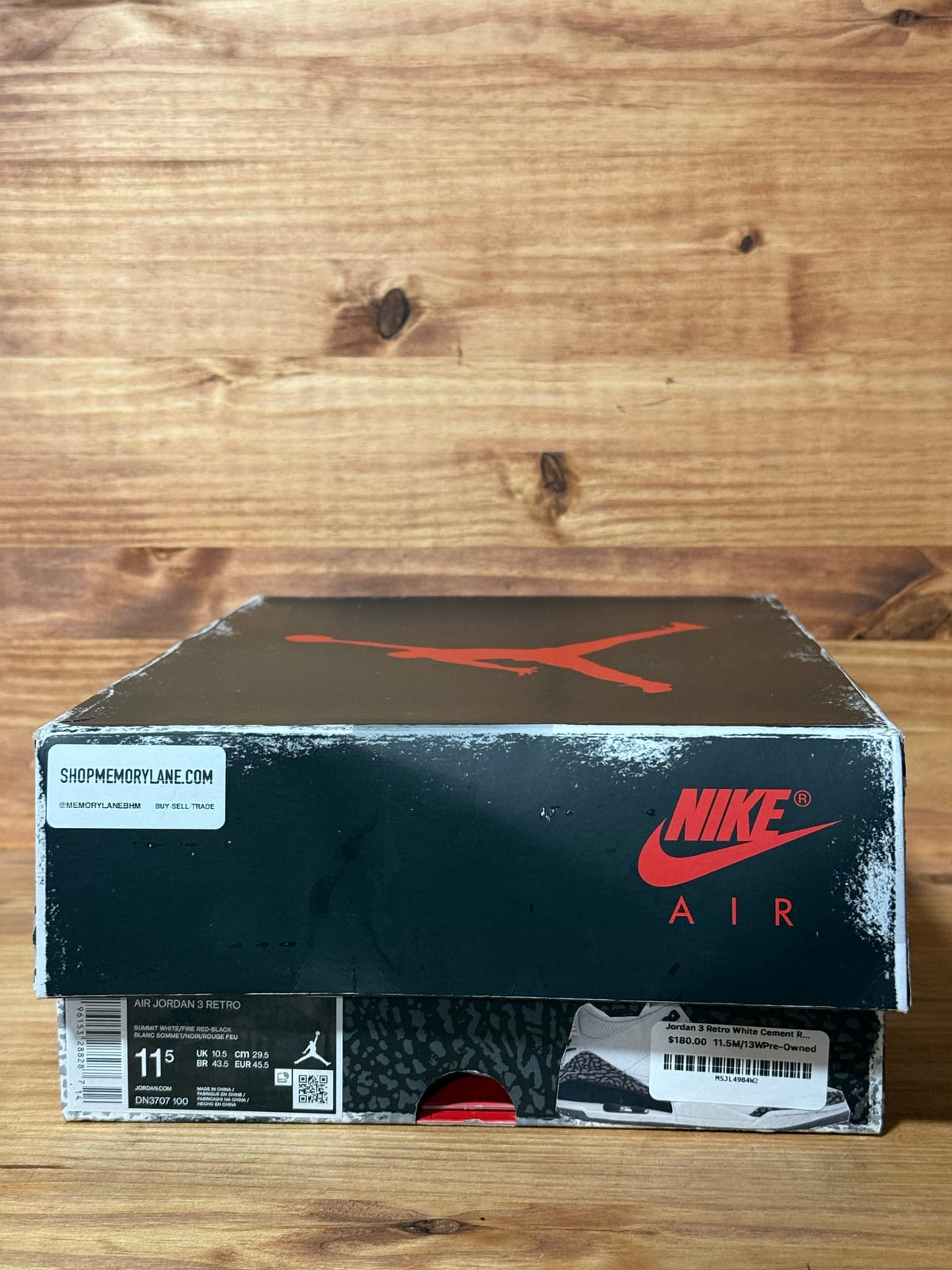 Jordan 3 Retro White Cement Reimagined - Size 11.5