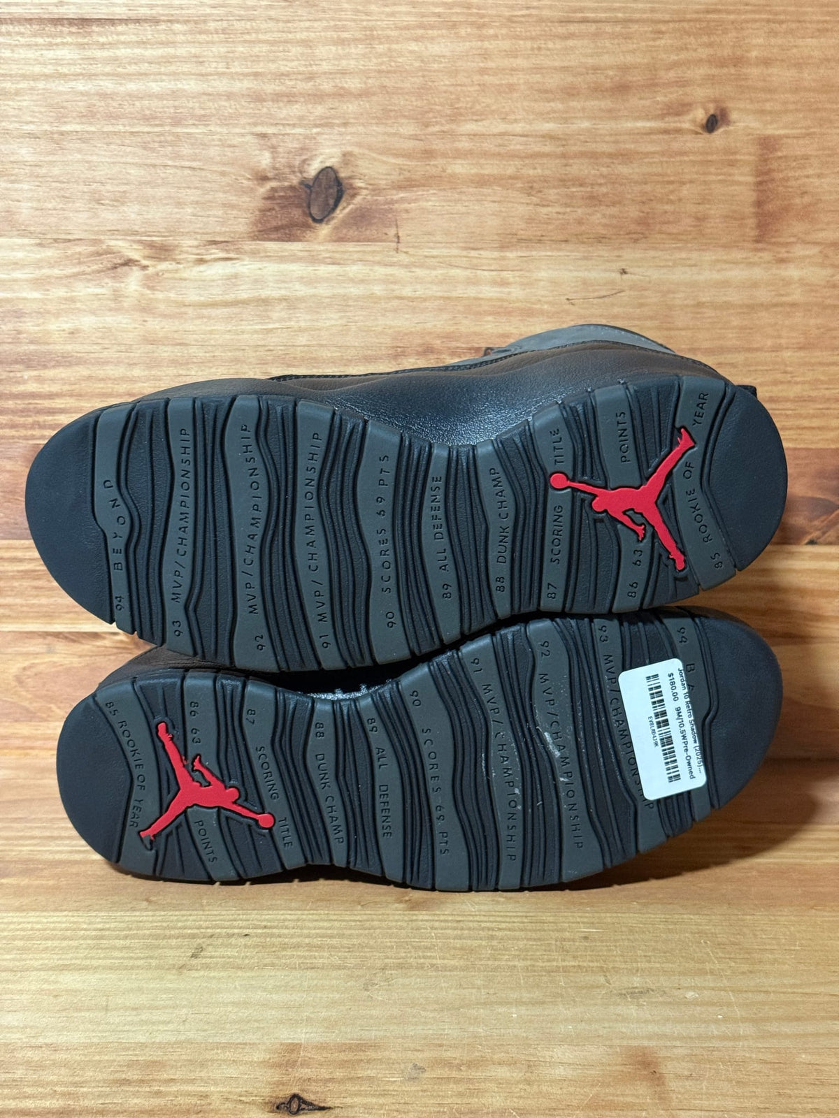 Jordan 10 Retro Shadow (2025) - Size 9