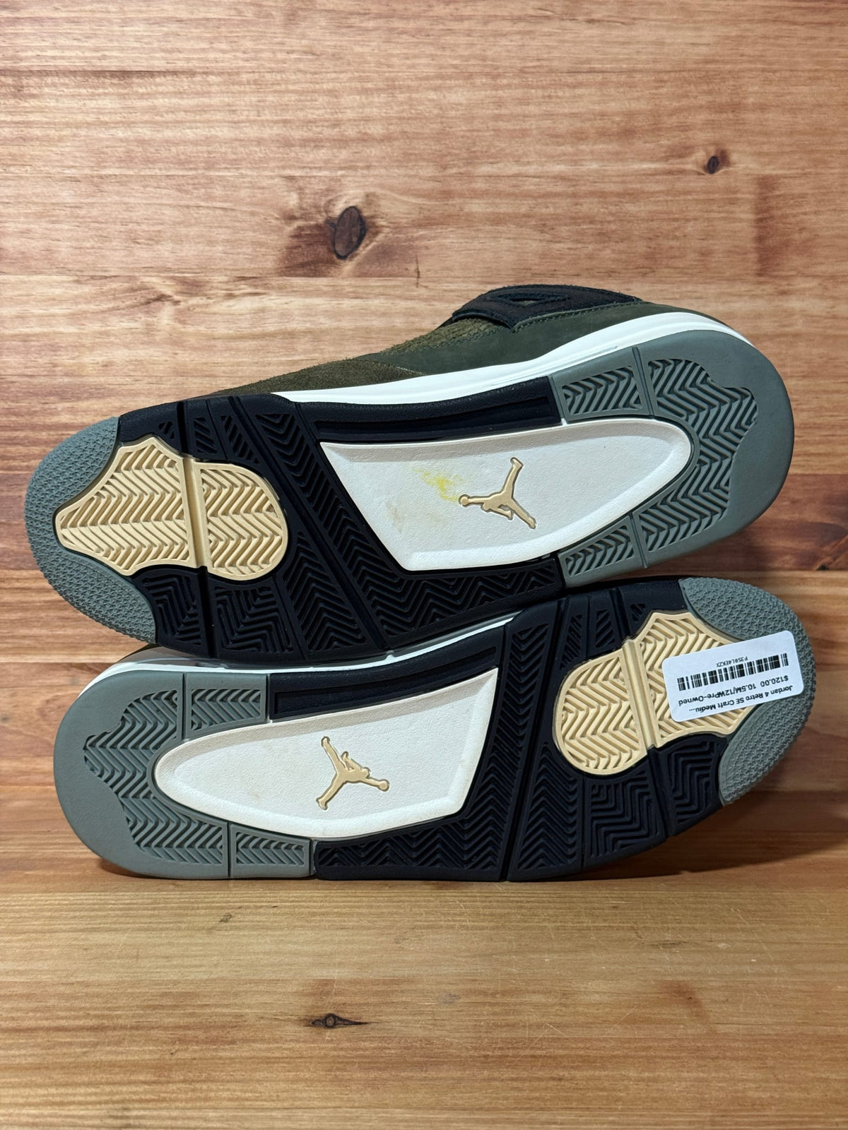 Jordan 4 Retro SE Craft Medium Olive - Size 10.5M