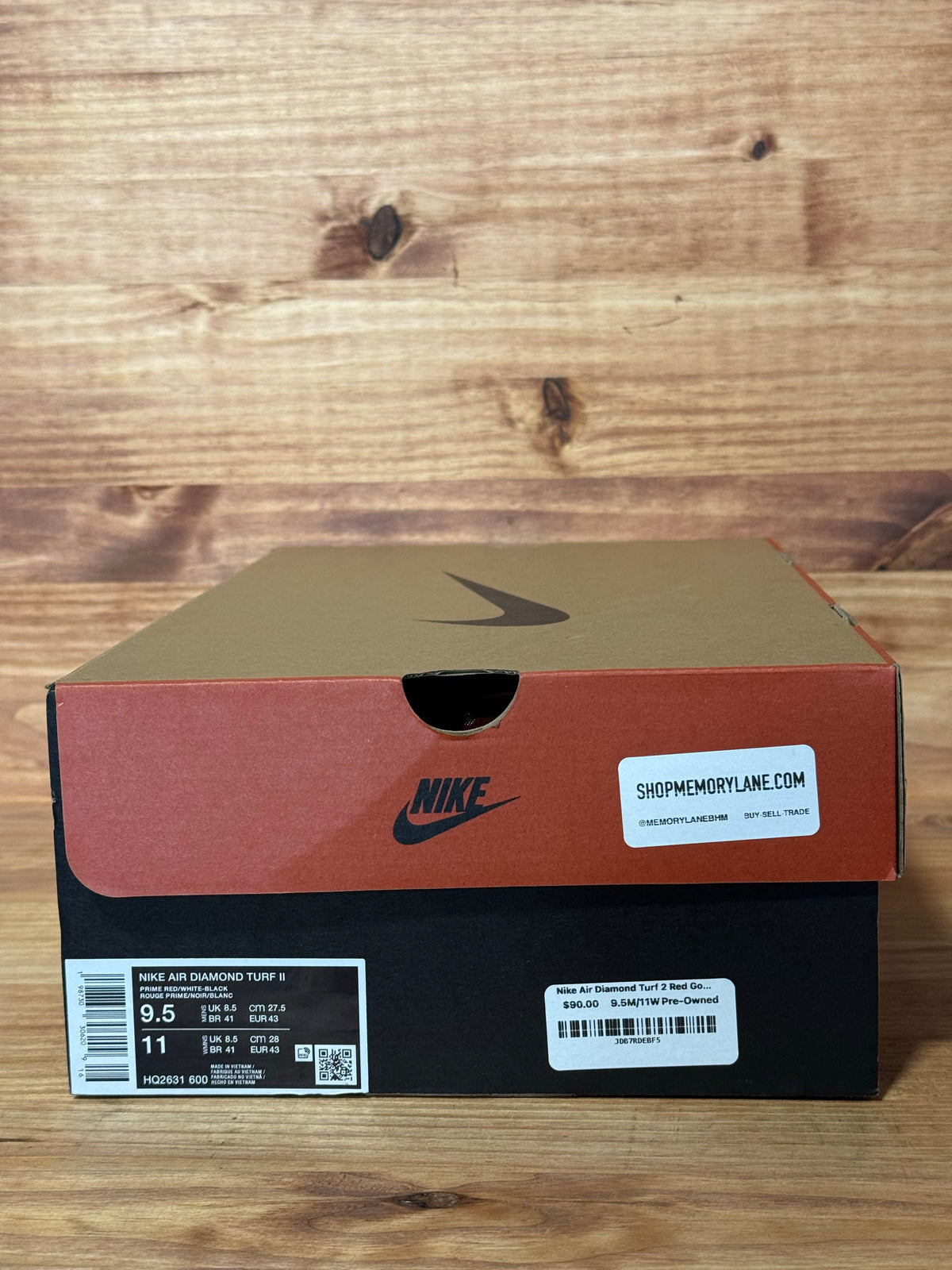 Nike Air Diamond Turf 2 Red Gold (2026)