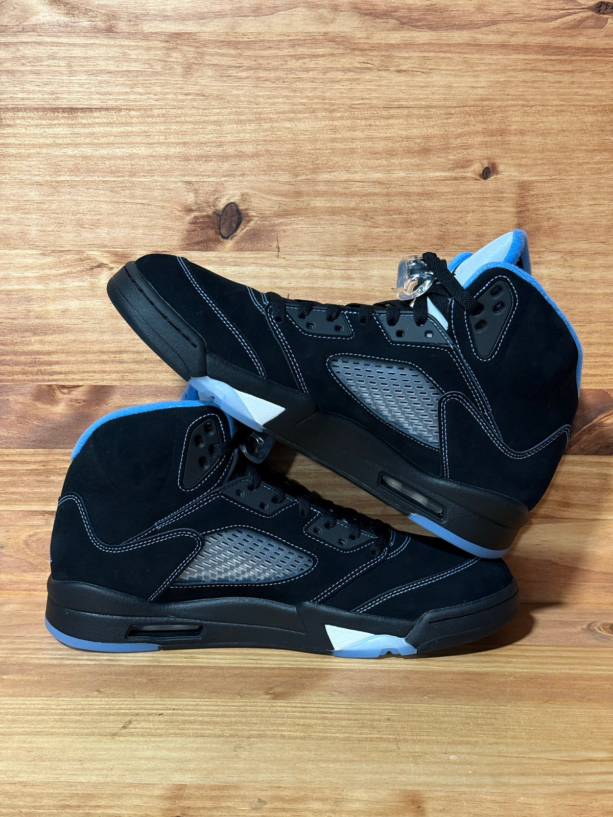 Jordan 5 Retro Black University Blue (2026) - Size 11.5