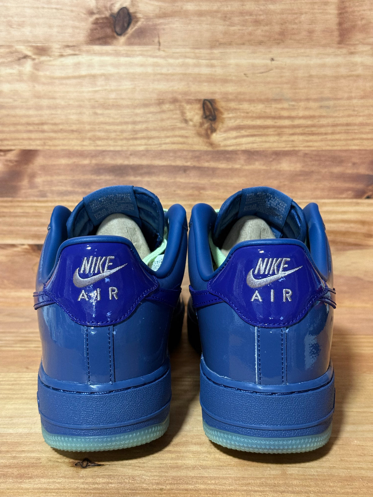 Nike Air Force 1 Low Patent Leather Mystic Navy Grape Ice