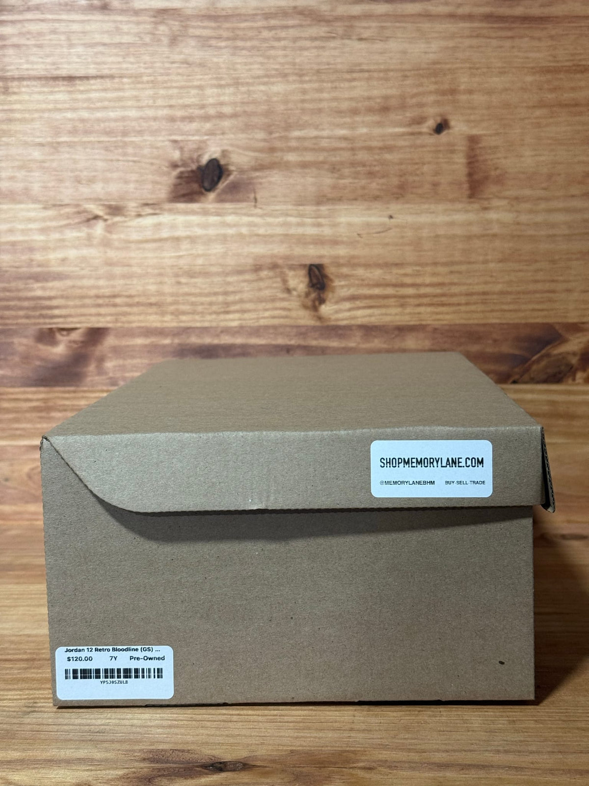 Jordan 12 Retro Bloodline (GS) - Size 7Y