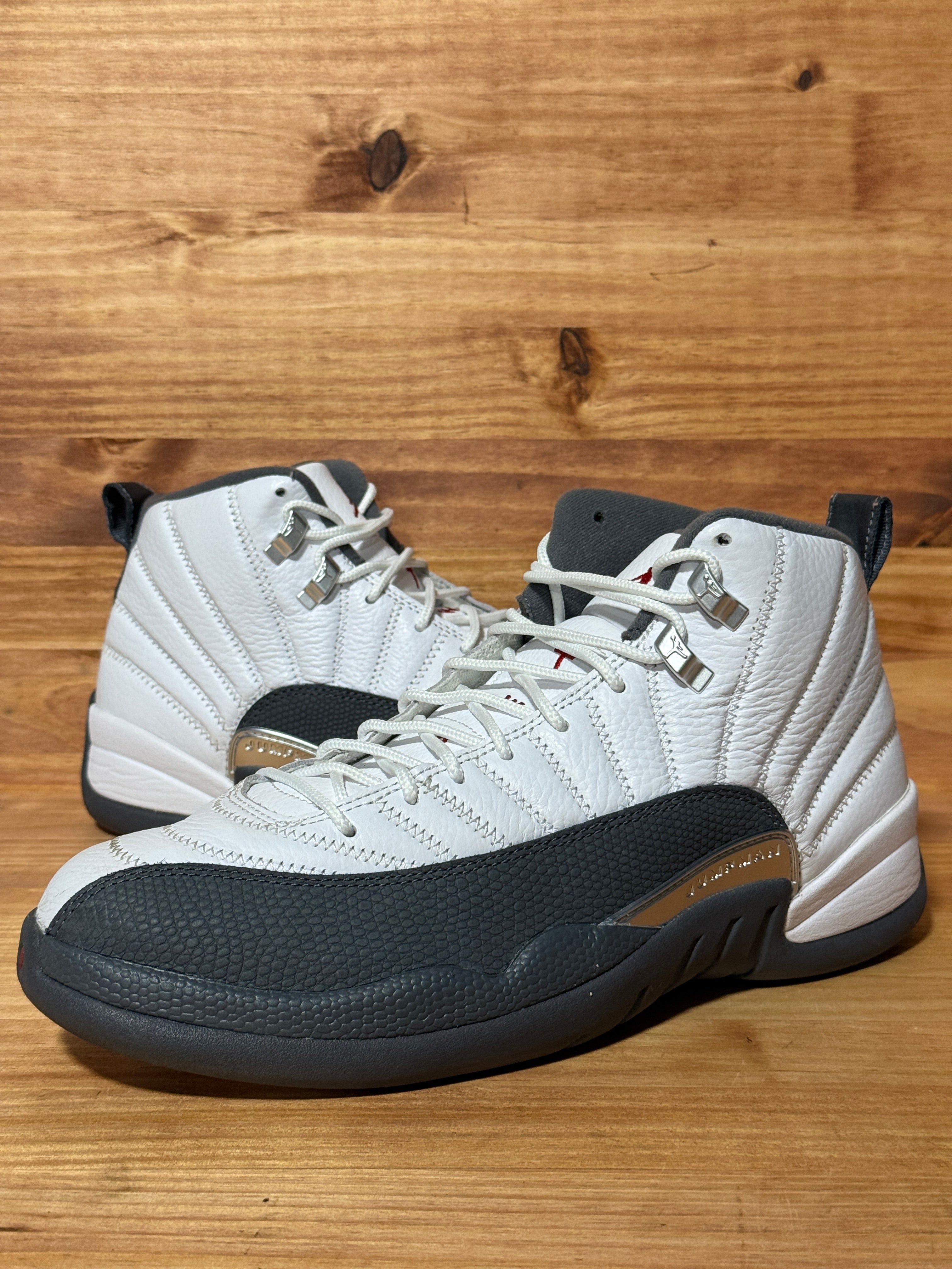 Jordan 12 Retro White Dark Grey
