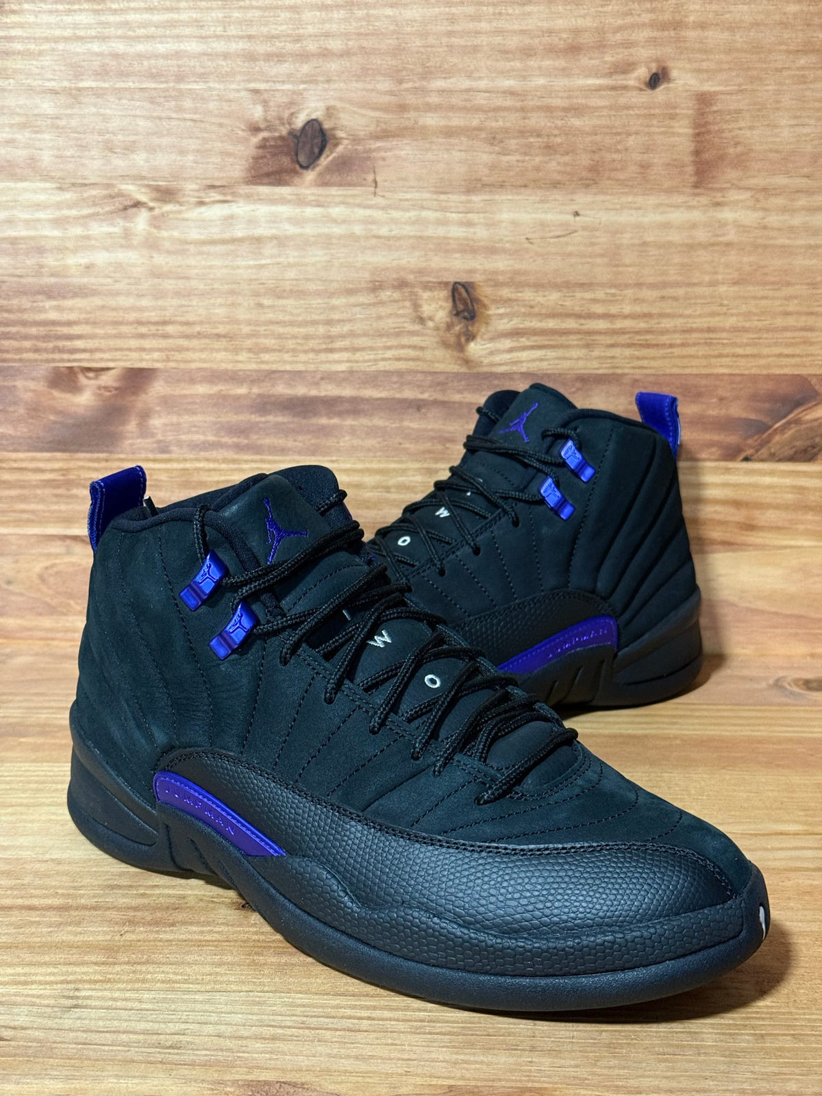 Jordan 12 Retro Black Dark Concord - Size 9
