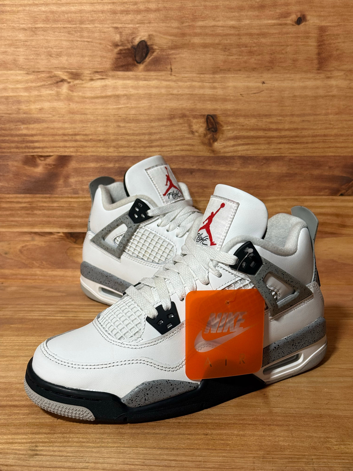 Jordan 4 Retro White Cement (2025) (GS) - Size 6.5Y