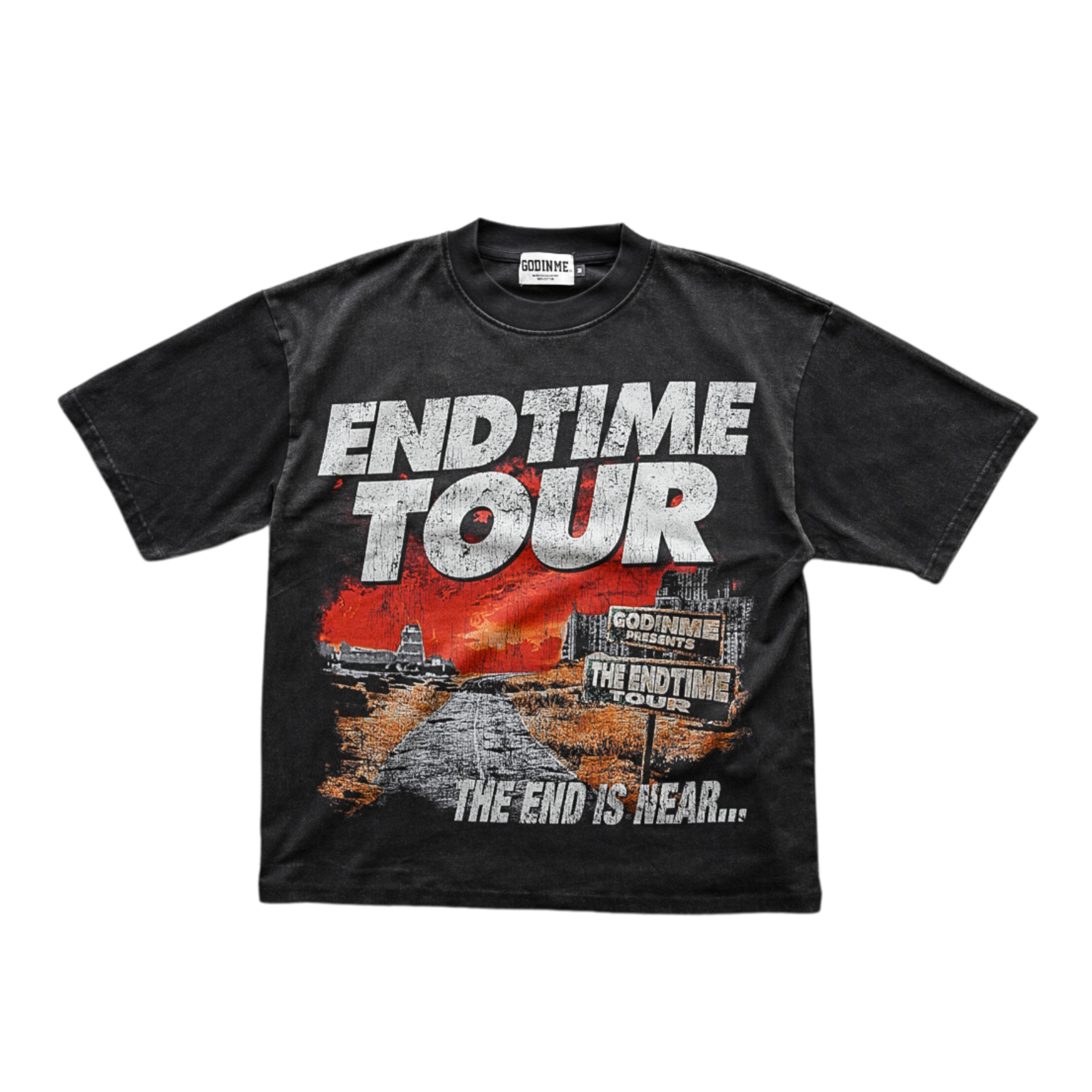 "END TIME TOUR" BOXY TEE