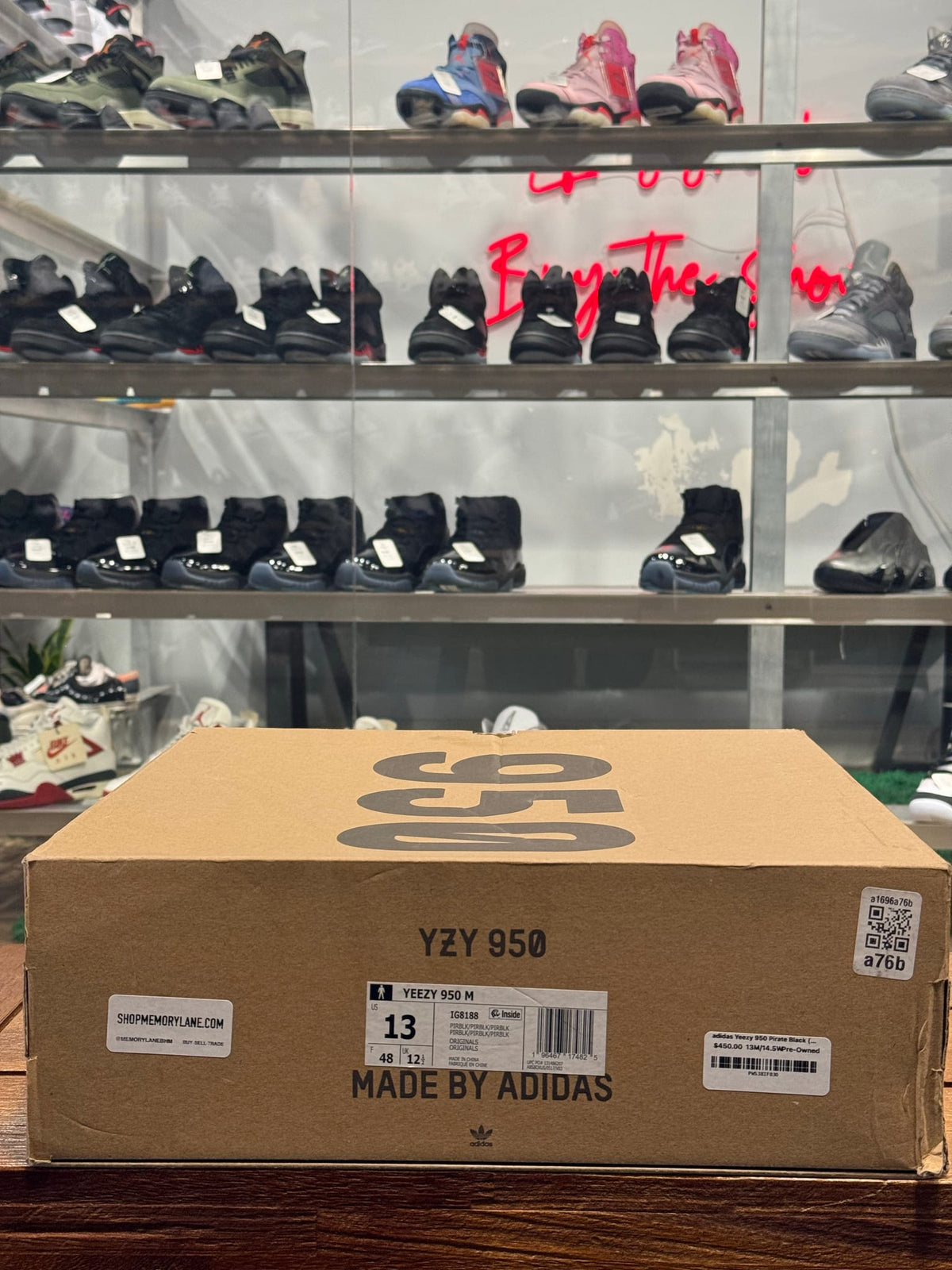 adidas Yeezy 950 Pirate Black (2023) - Size 13