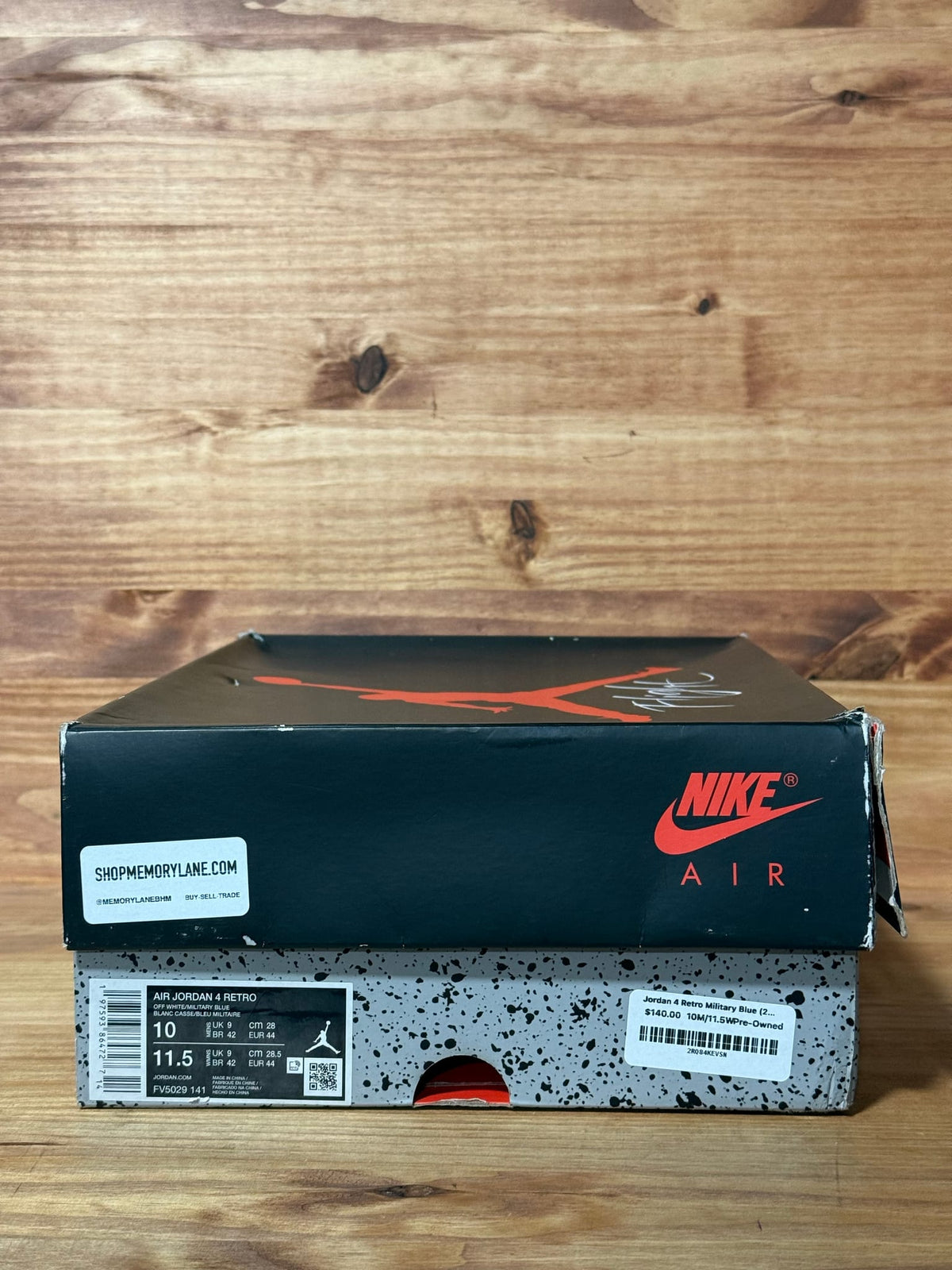Jordan 4 Retro Military Blue (2024) - Size 10