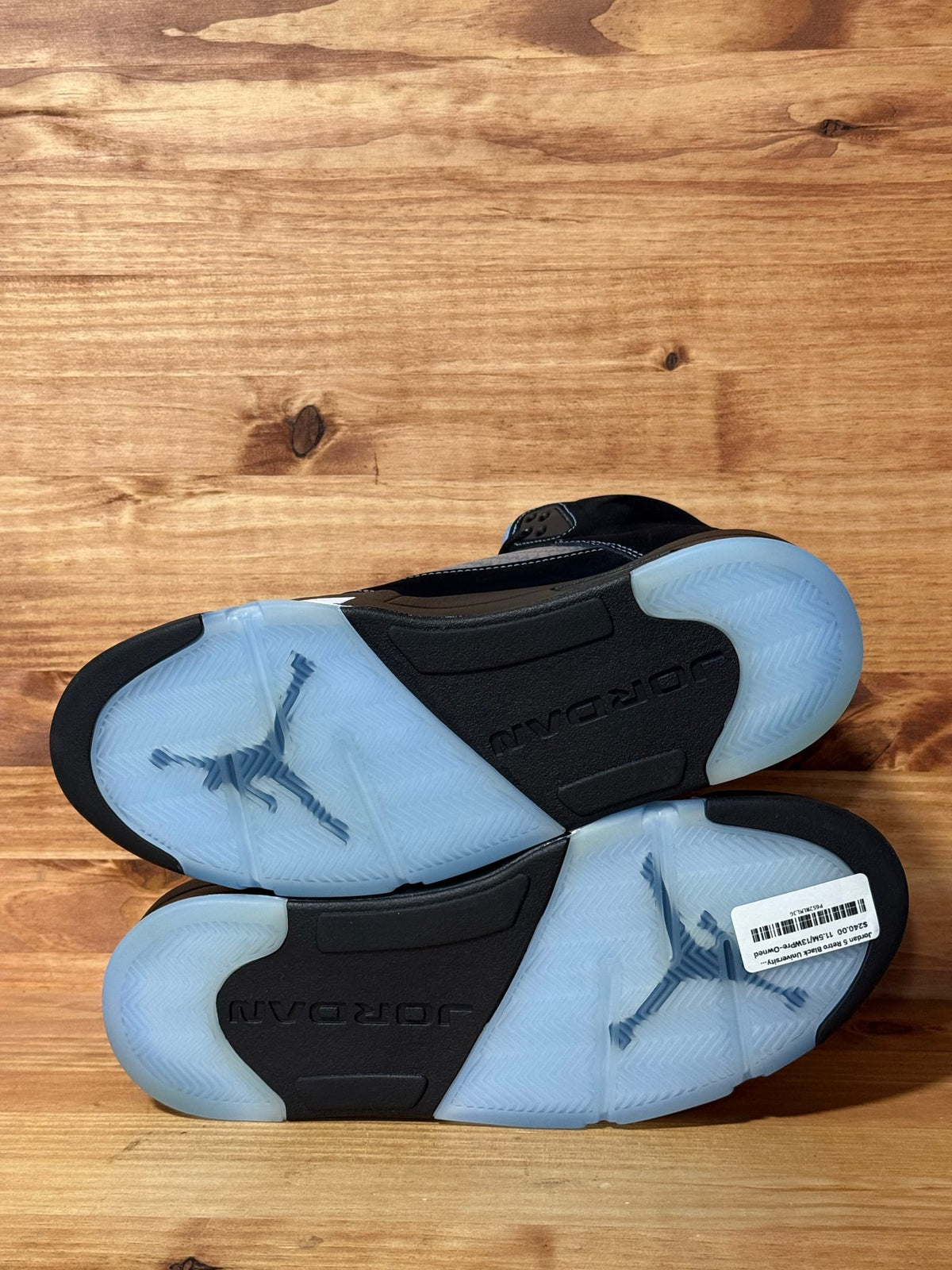 Jordan 5 Retro Black University Blue (2026) - Size 11.5