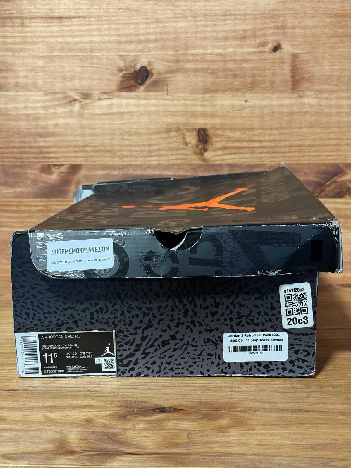 Jordan 3 Retro Fear Pack (2023)