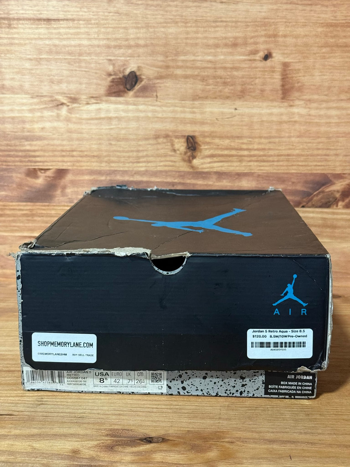 Jordan 5 Retro Aqua - Size 8.5