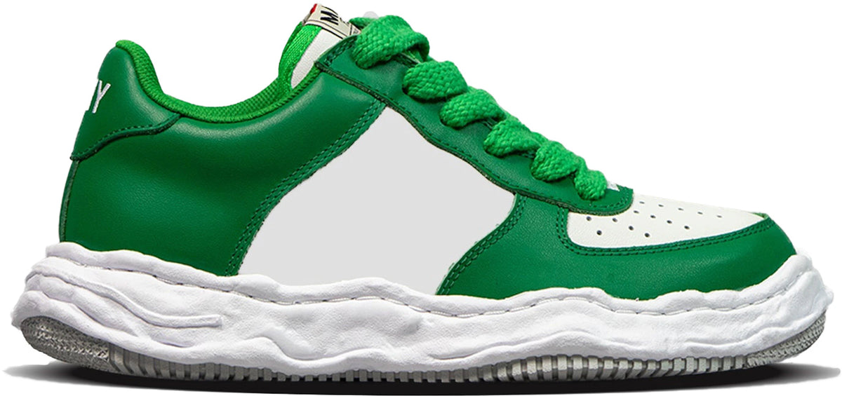 Maison Mihara Yasuhiro Wayne OG Sole Leather Low Green White